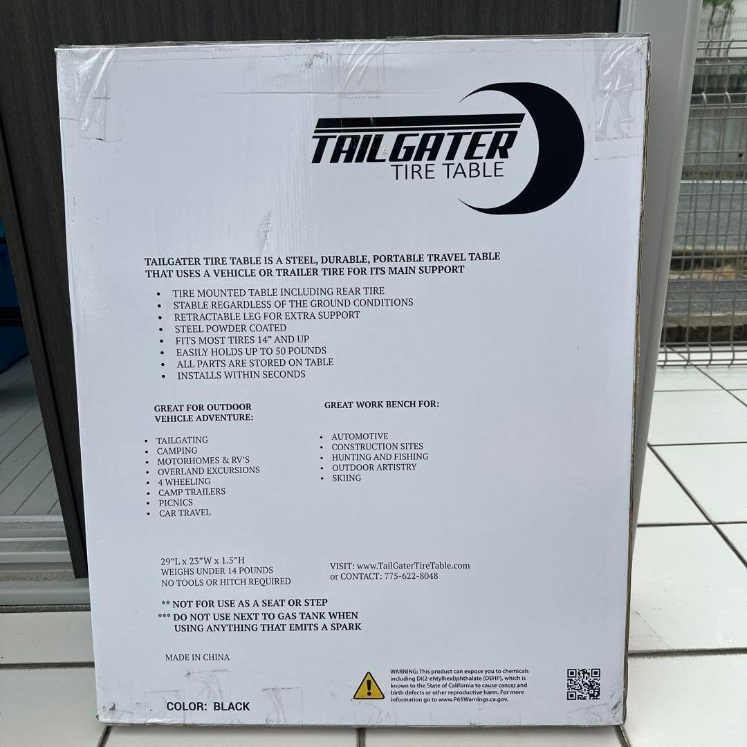 Tailgater タイヤテーブル レオ【使用1回美品】Tailgater タイヤ